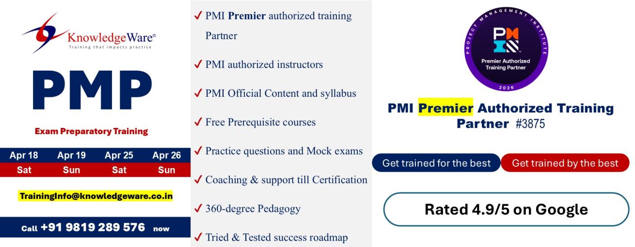 PMP April 2026 Training Program